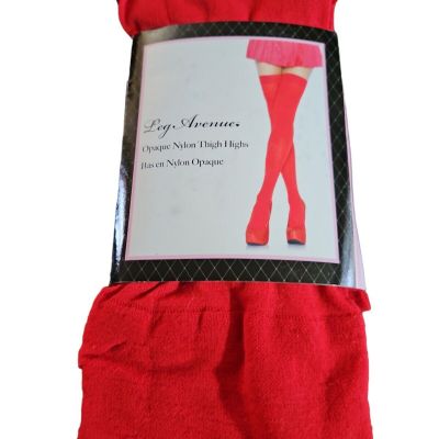 NEW - Leg Avenue - One Size - Thigh High Stockings - Red. B2